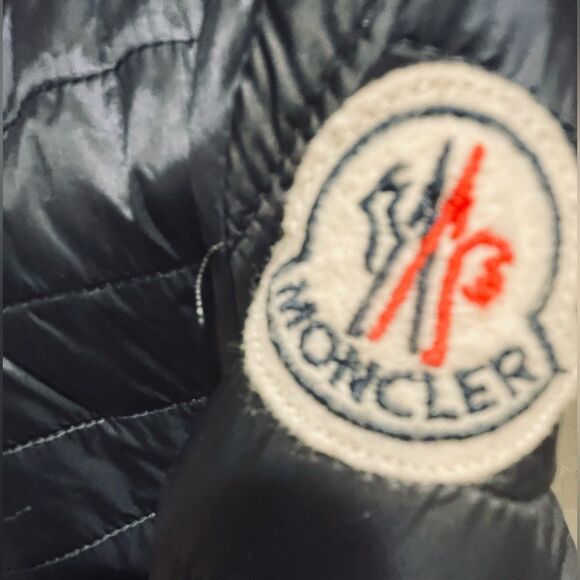 Moncler Puffer Dress - Wool Mini Dress - Size: XXS - Blue - Y2k Mini Skirt - Picture 4 of 5